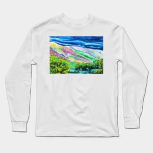 Bleaklow, Dark Peak, Derbyshire Long Sleeve T-Shirt